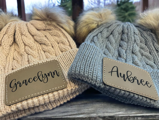 Double Pom Children's Beanies