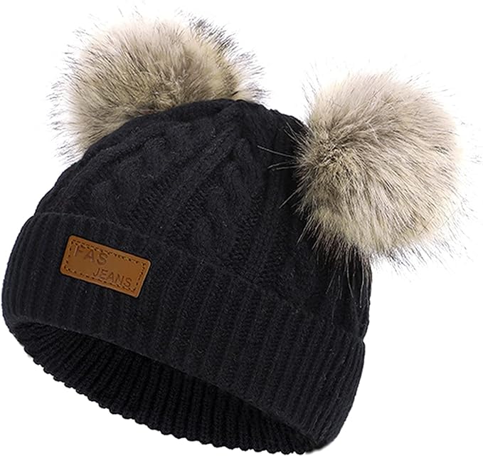 Double Pom Children's Beanies