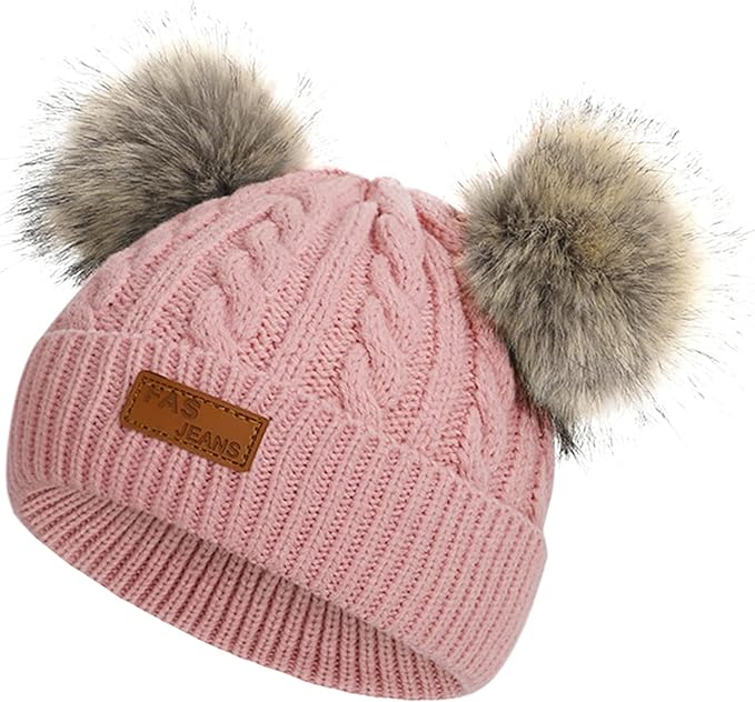 Double Pom Children's Beanies