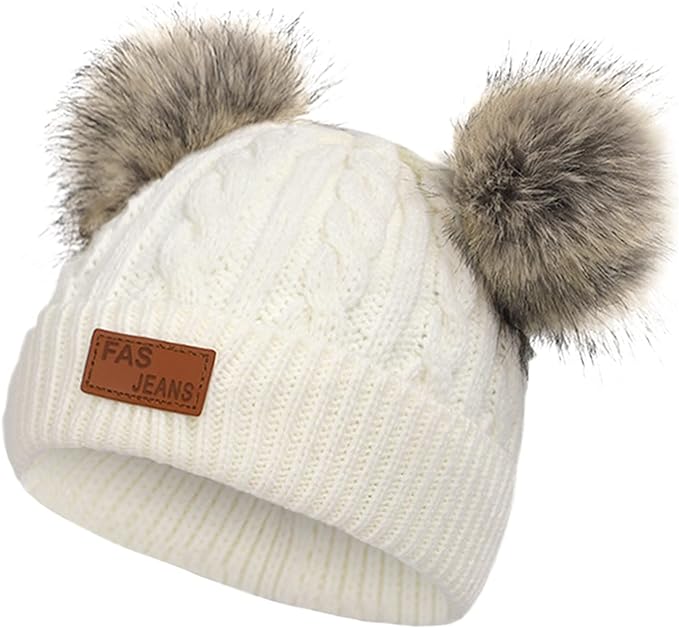 Double Pom Children's Beanies