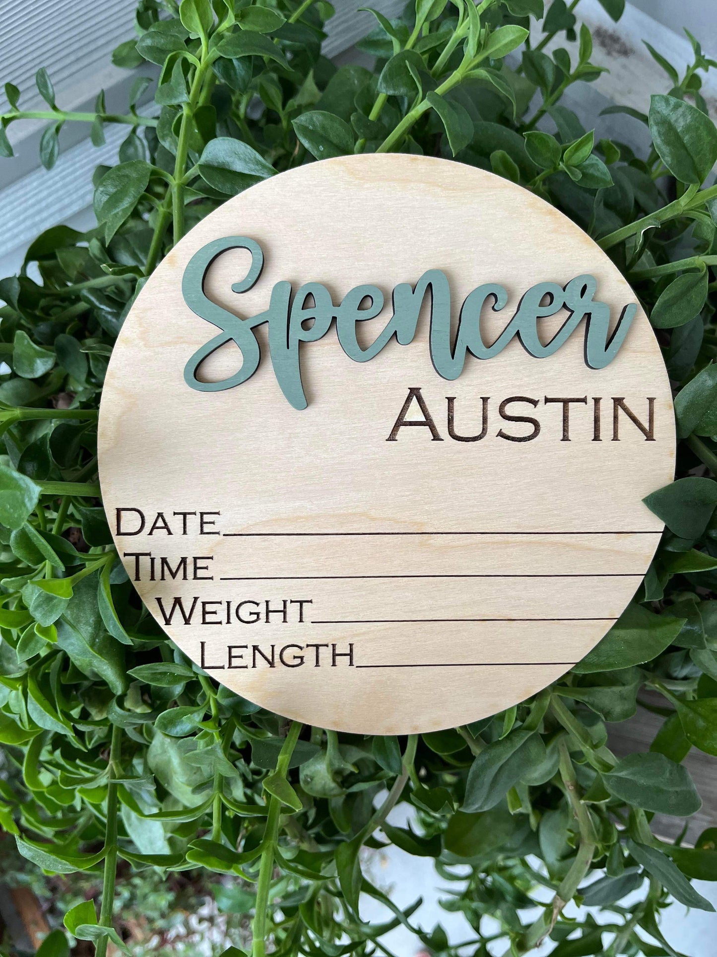 Birth Announcement Round