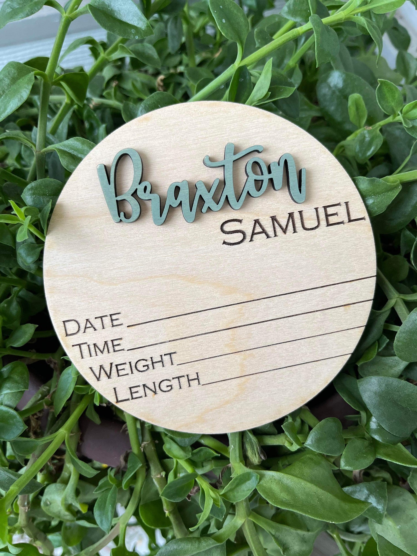 Birth Announcement Round